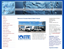 Tablet Screenshot of fountainwater.com